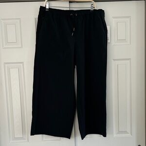 NWT Athleta Black Midday Wide-Leg Crop Pants Size XL
